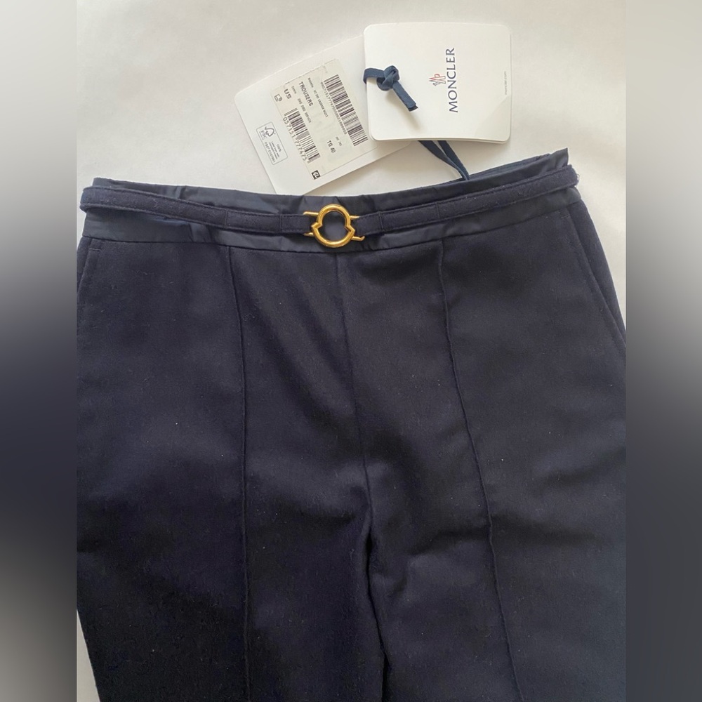 NWT Auth MONCLER women dress TROUSERS/pants sz 4-6/XS-S US=sz 40 EU - Picture 3 of 14
